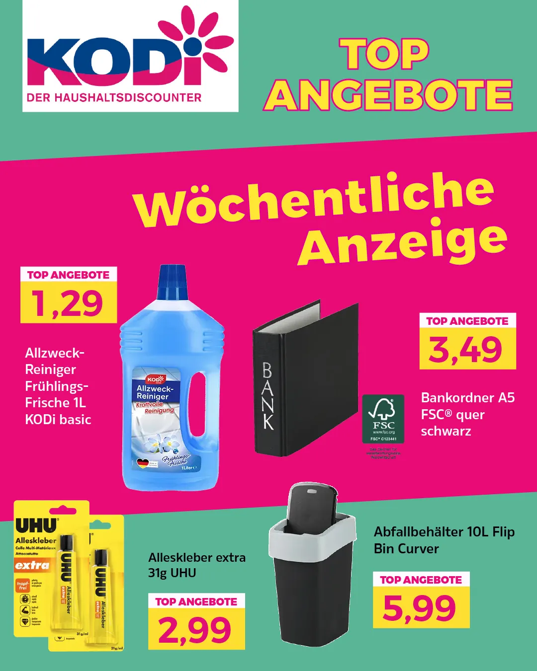 Rabatte von 14. April bis 30. April 2025 - Prospekt seite 1