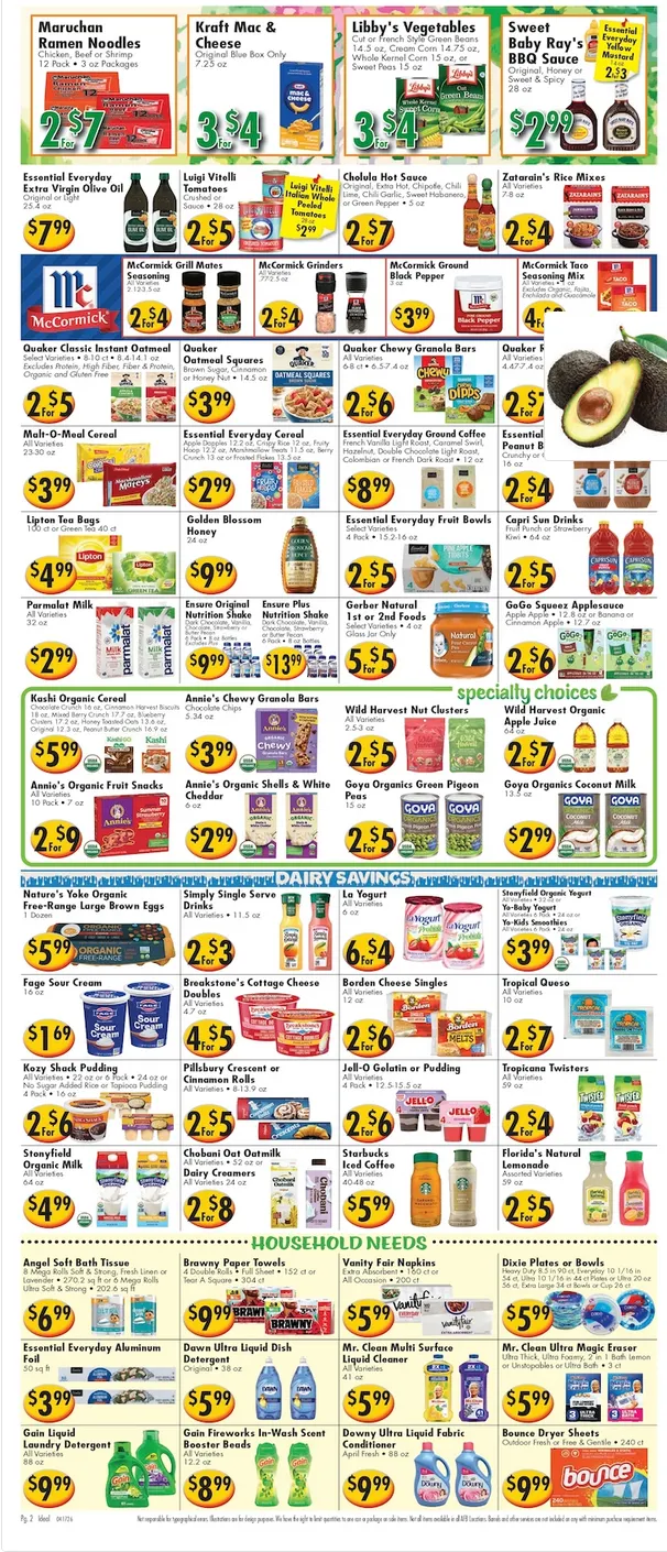Weekly ad Ideal Food Basket Sales from April 17 to April 23 2026 - Page 2