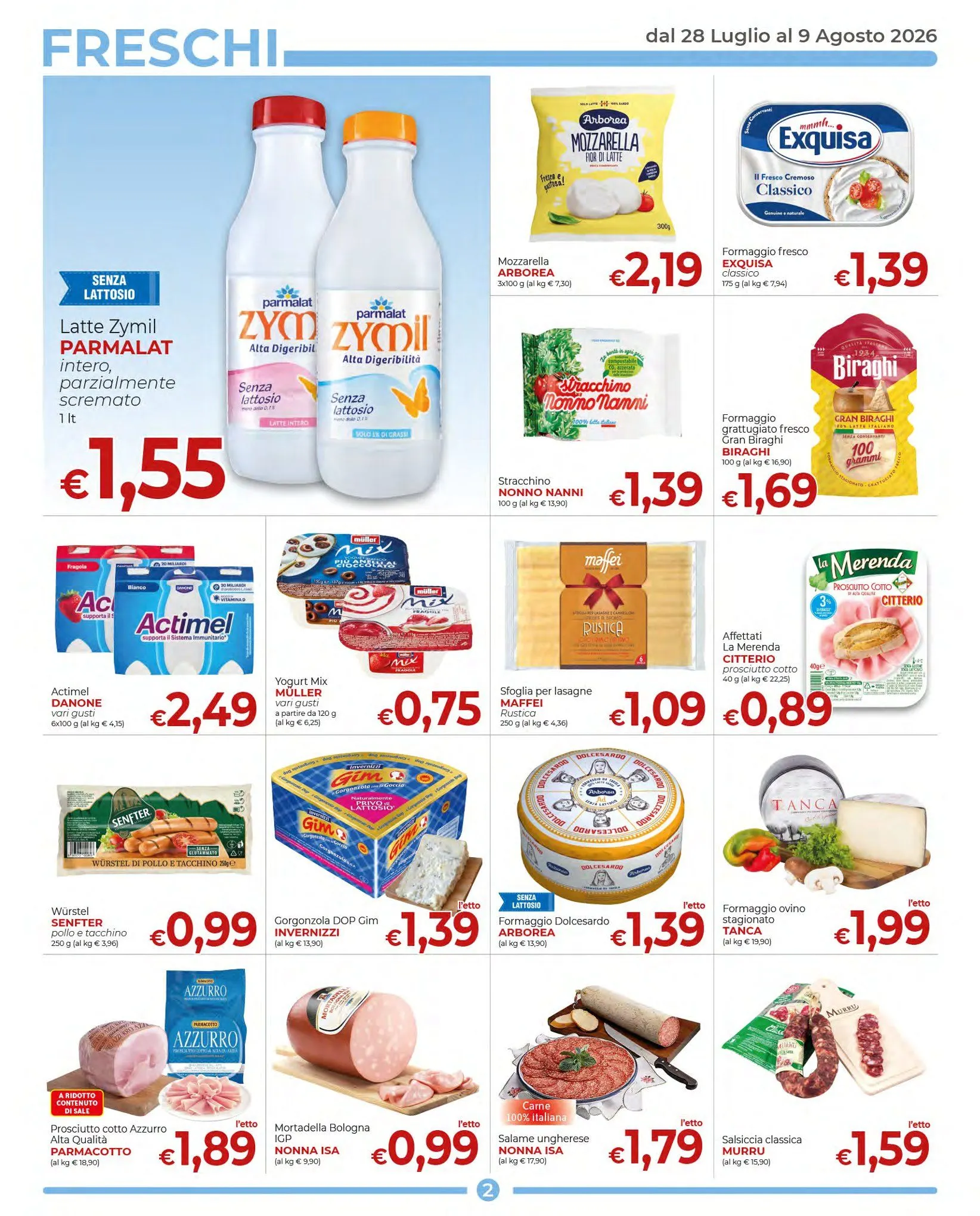  Volantini Supermercati Nonna Isa da 28 luglio a 9 agosto di 2026 - Pagina del volantino 2