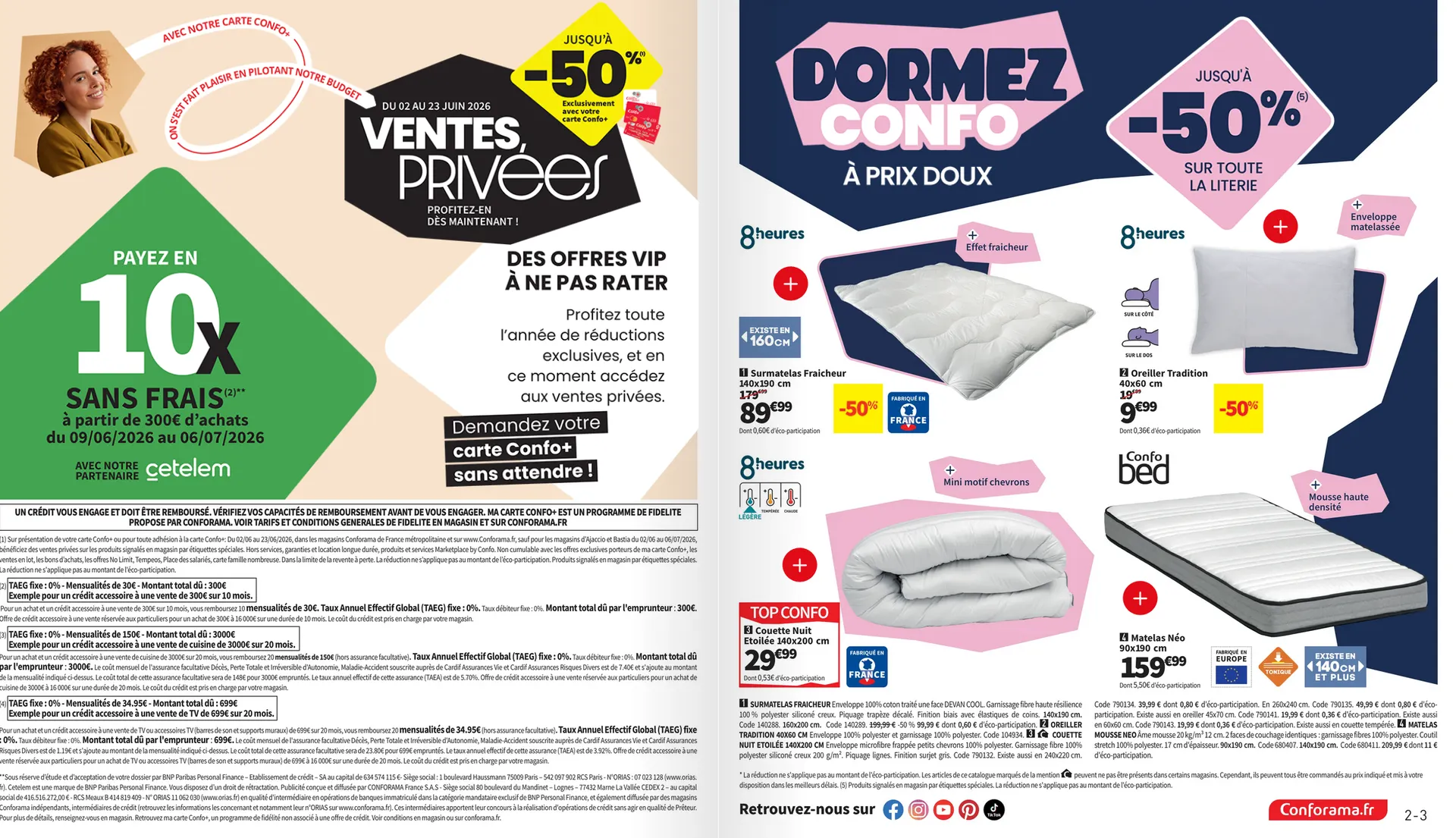 Catalogues Conforama du 9 juin au 6 juillet 2026 - Catalogue page 2