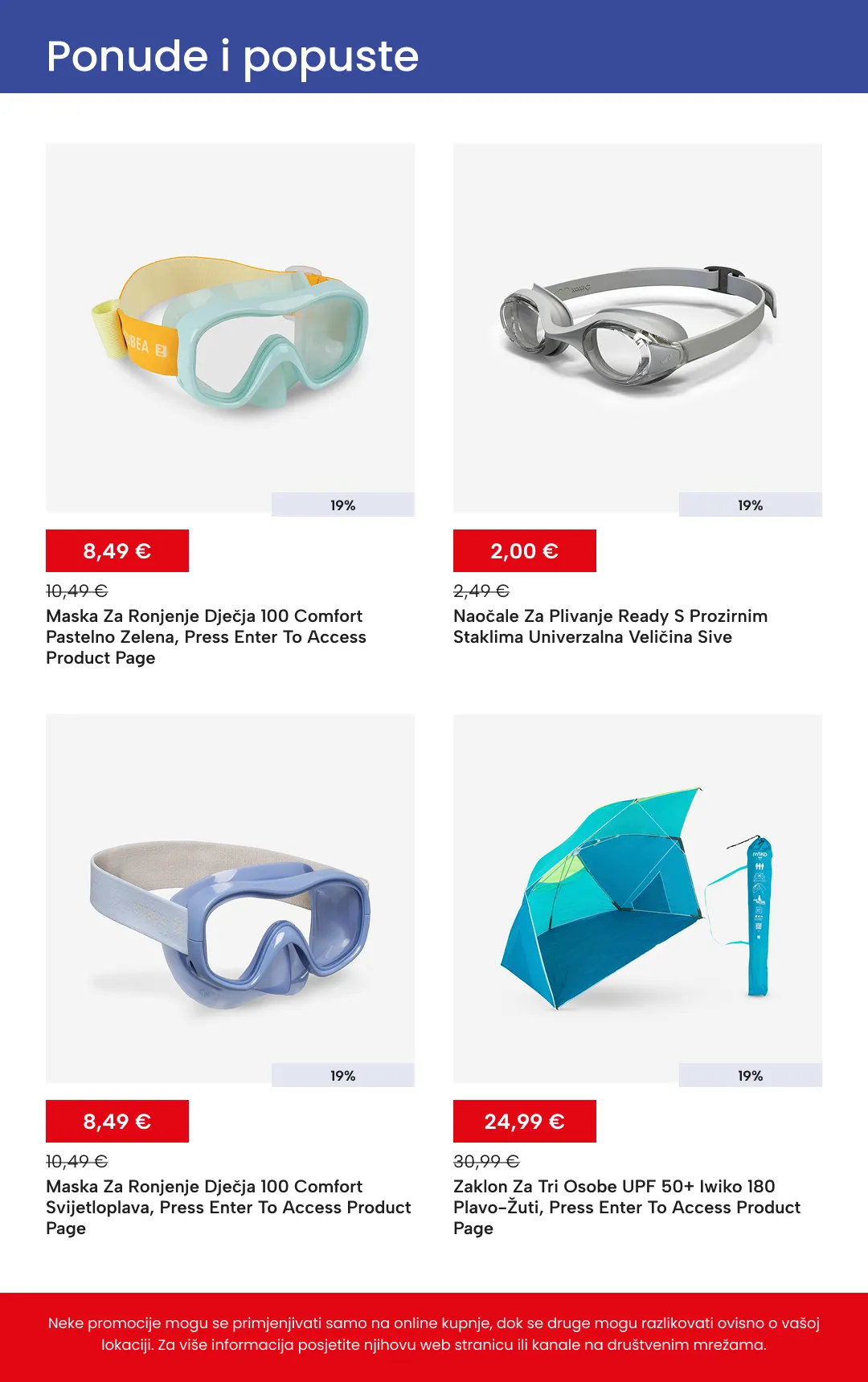 Katalog Decathlon od 3. lipnja do 17. lipnja 2026. - Pregled Stranica 2
