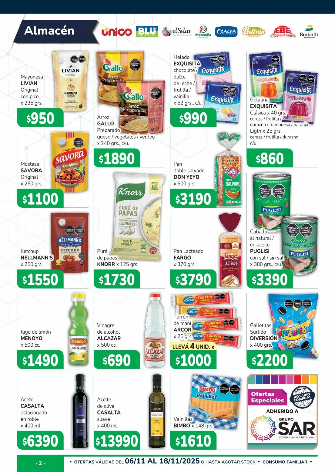 Ofertas de Único Supermercados Ofertas 6 de noviembre al 25 de noviembre 2025 - Página 2 del catálogo