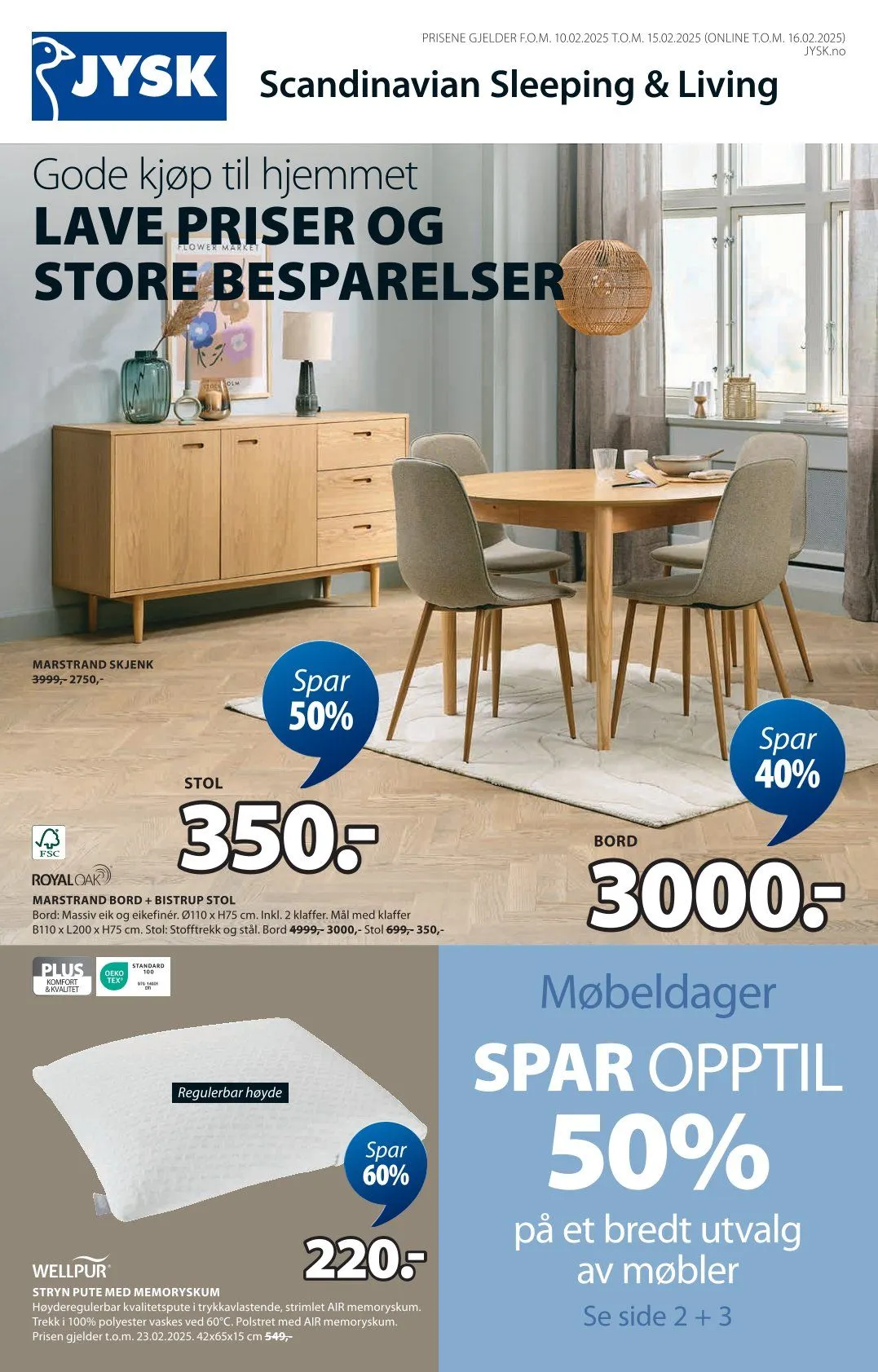 JYSK fra 10. februar til 15. februar 2025 - kundeavisside 2