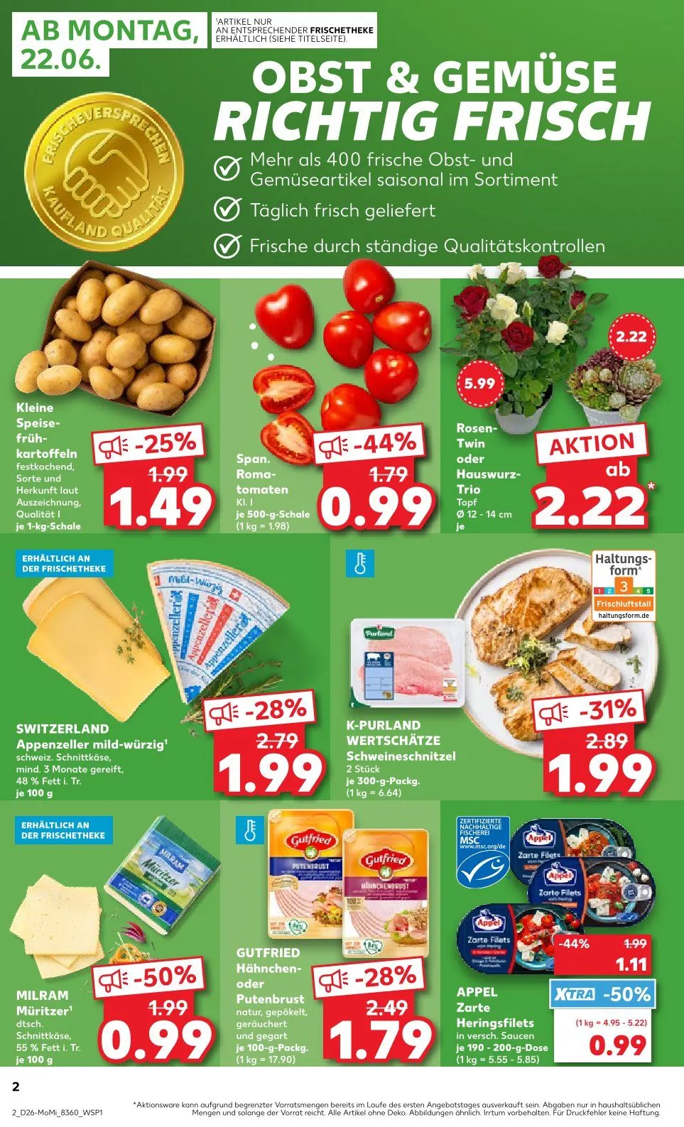 Kaufland Prospekte  von 22. Juni bis 24. Juni 2026 - Prospekt seite 2