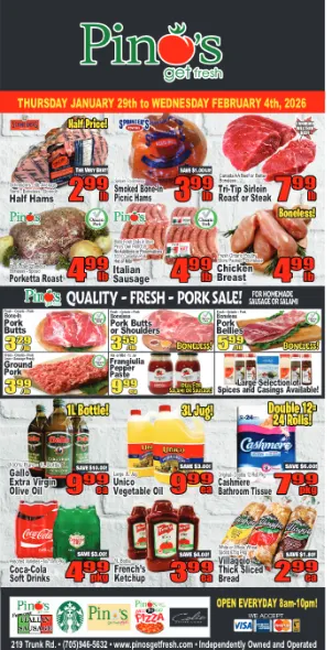 Pino's Sales from January 29 to February 4 2026 - flyer page 