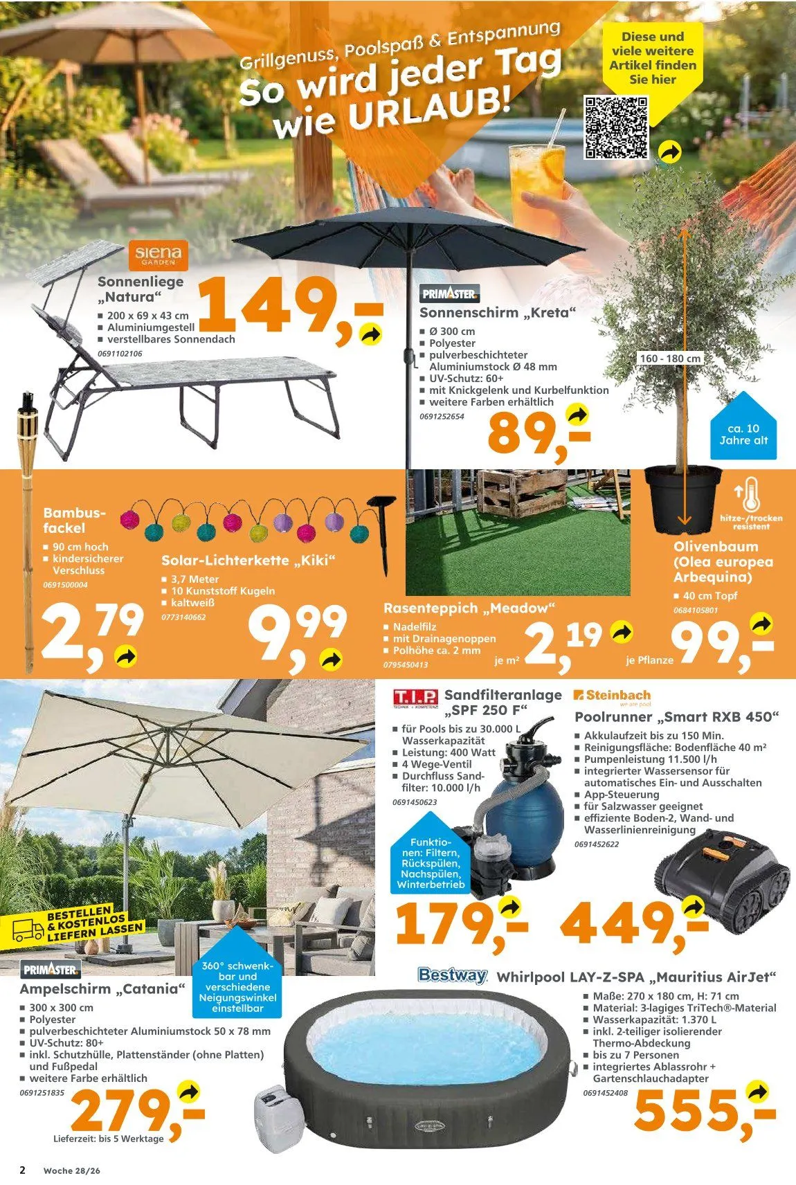 Globus Baumarkt Angebote von 5. Juli bis 11. Juli 2026 - Prospekt seite 2