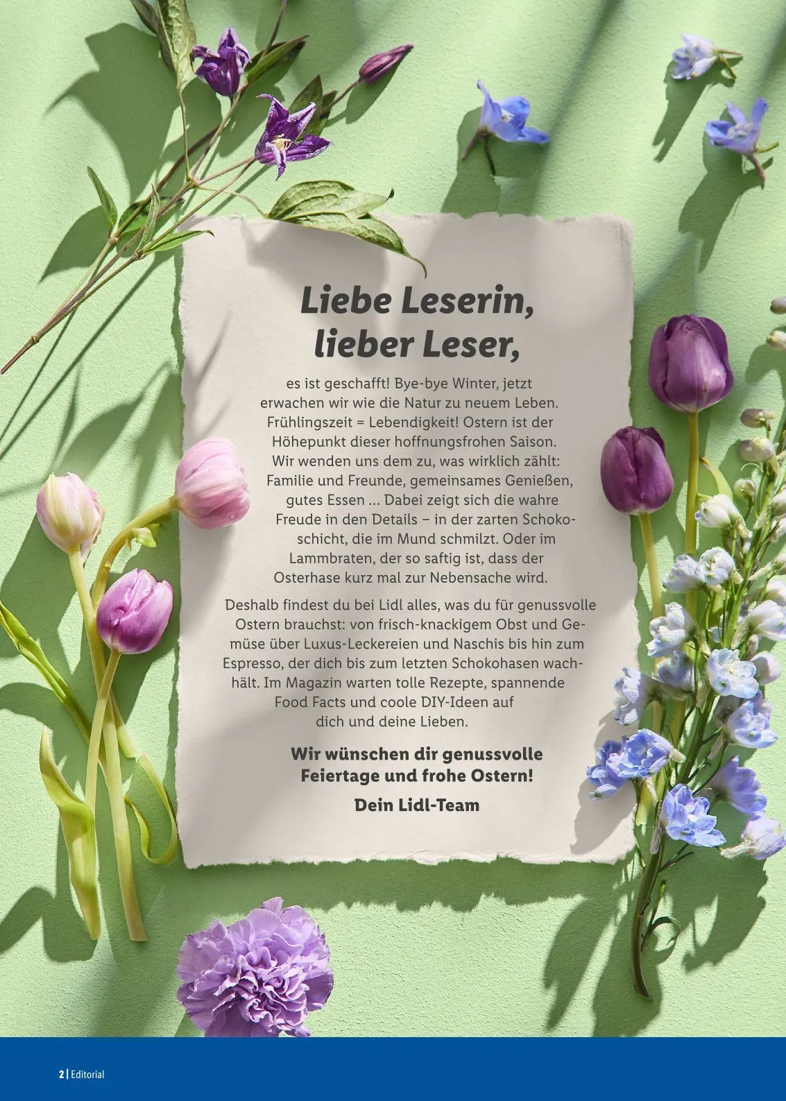 Lidl Prospekt von 25. März bis 20. April 2025 - Prospekt seite 2