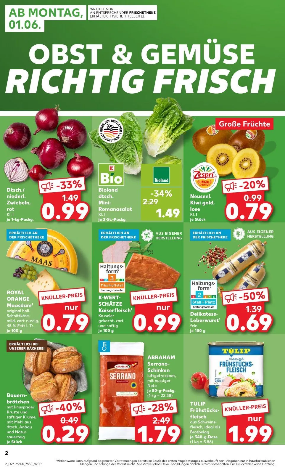Kaufland Prospekte von 1. Juni bis 3. Juni 2026 - Prospekt seite 2
