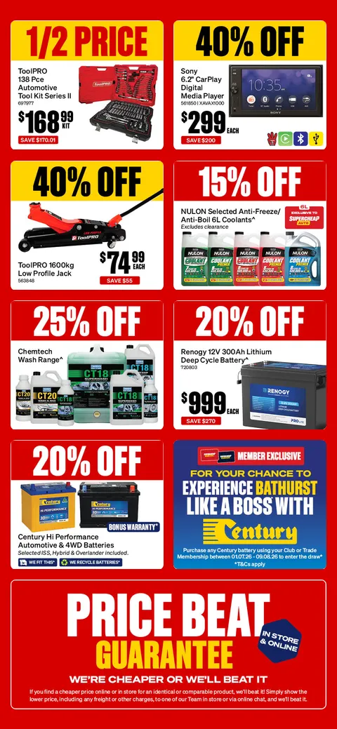 Supercheap Auto Sales - Catalogue valid from 30 July to 8 August 2026 - page 2