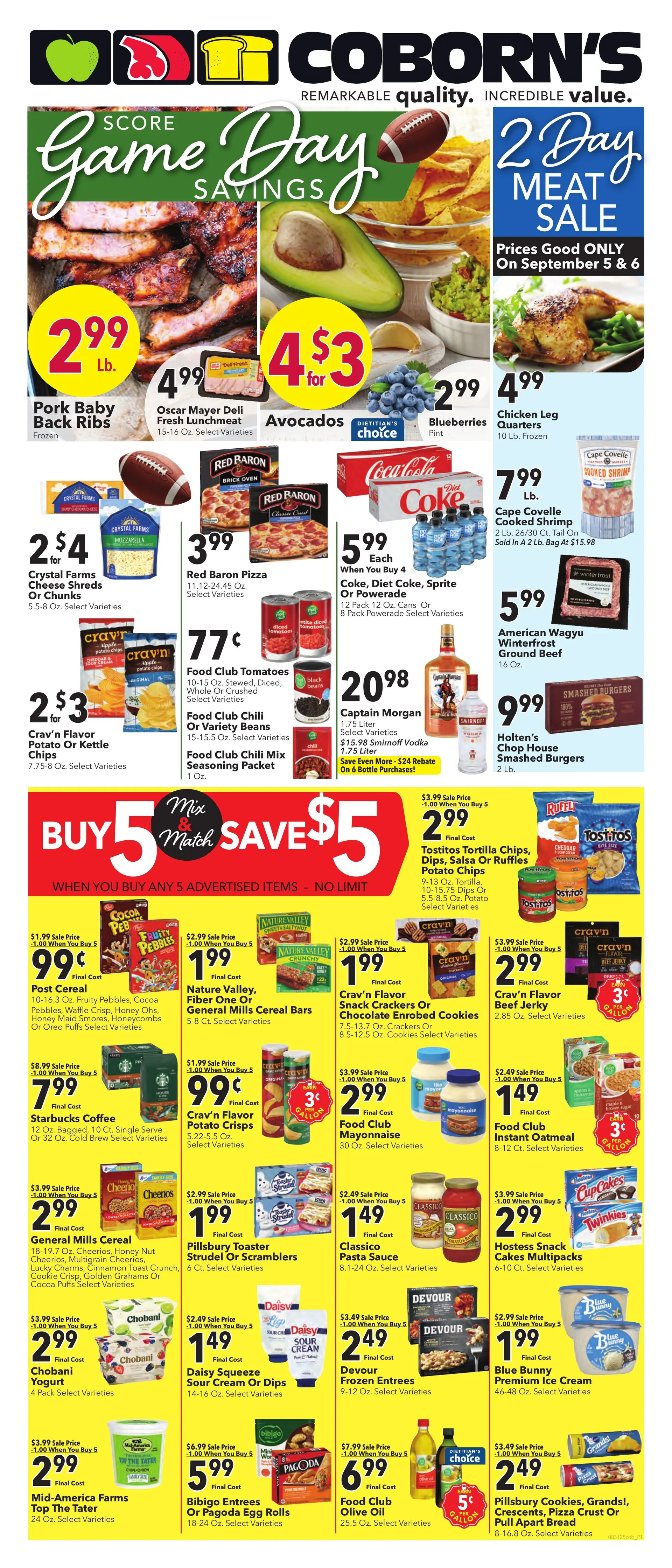 Weekly ad Coborn's Sales from September 3 to September 9 2025 - Page 1