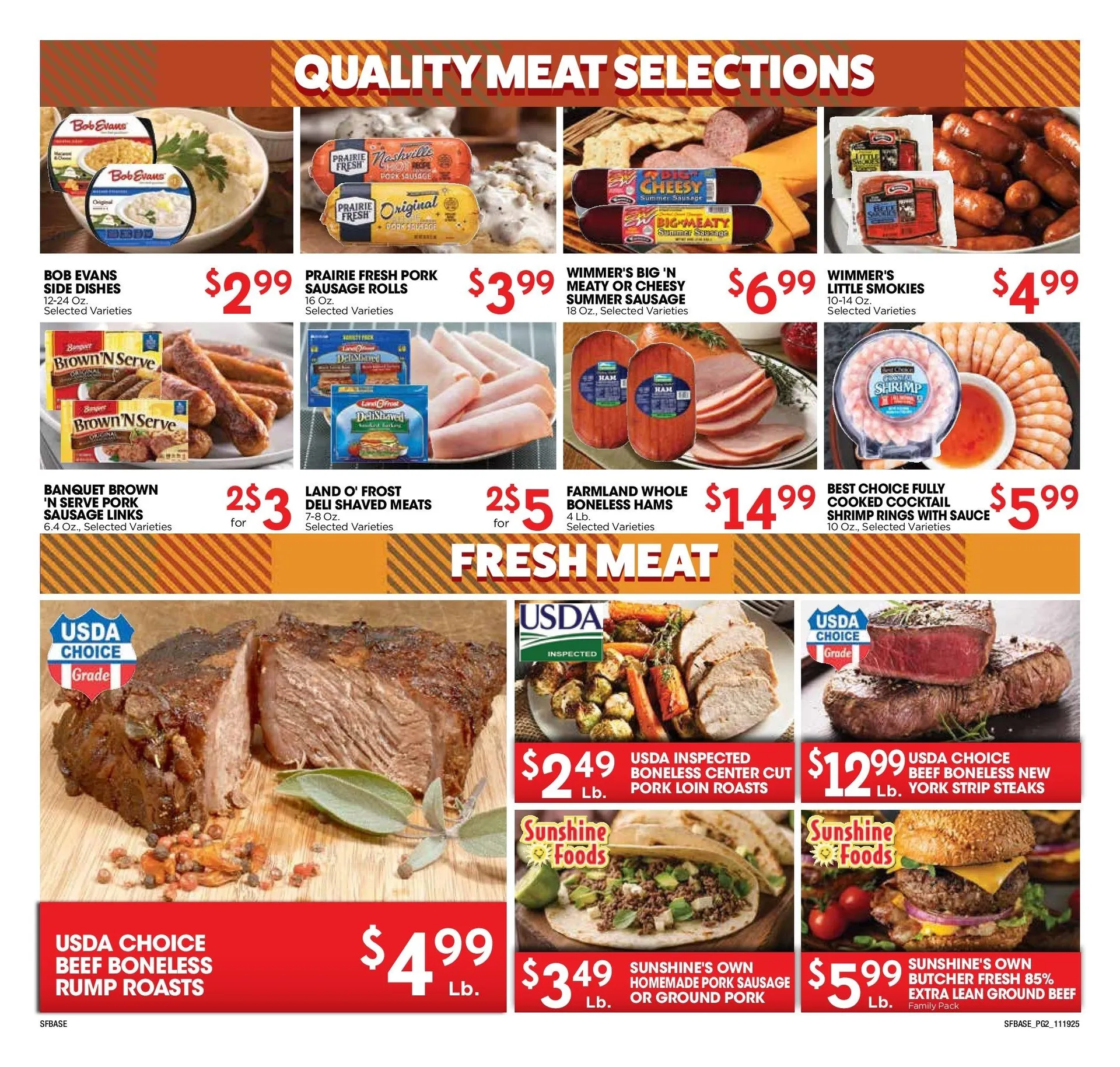 Weekly promotion Sunshine Foods Sales spanning from November 19 to December 2 2025 - Page 2 for Catalogue 365