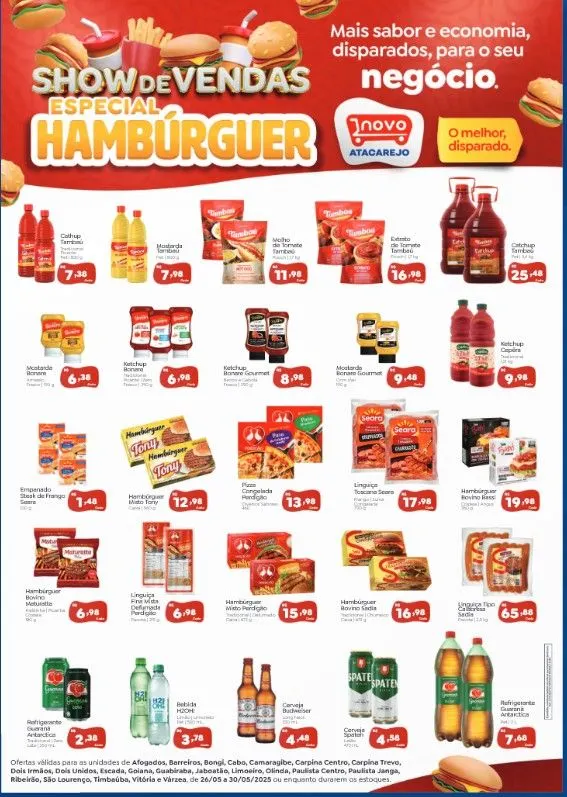 Encarte de Folhetos Novo Atacarejo  26 de outubro até 30 de outubro 2025 - Pagina 