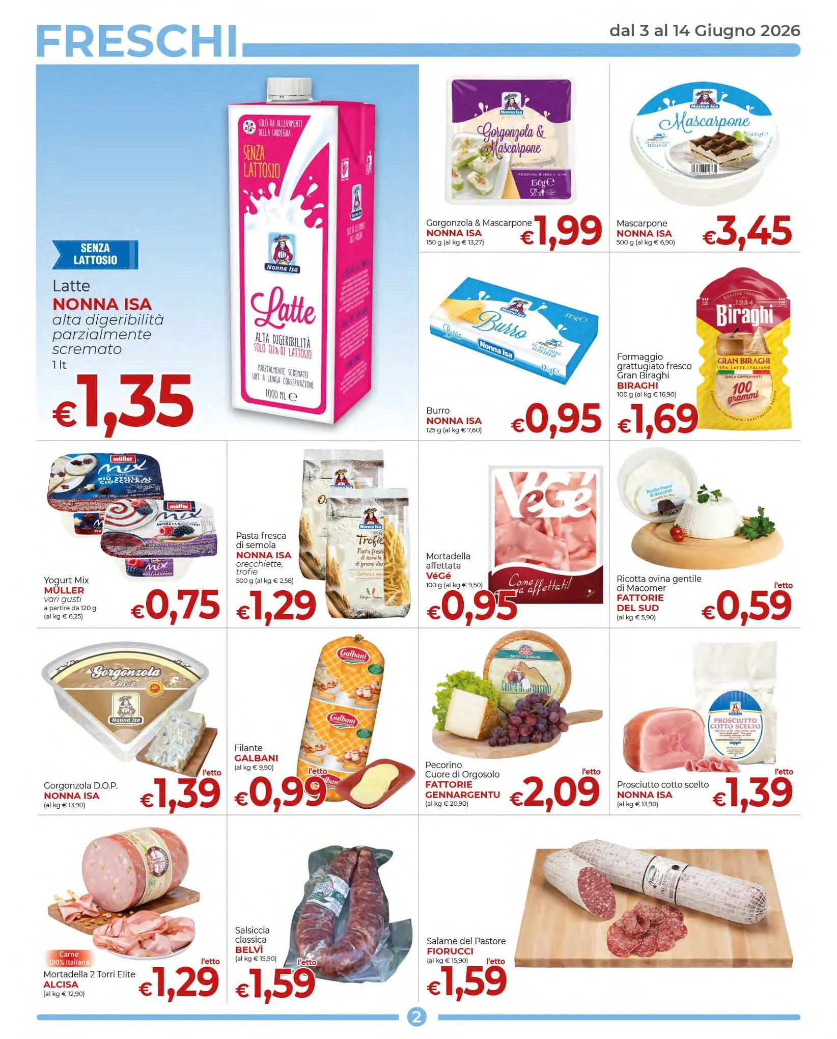 Volantini Supermercati Nonna Isa da 3 giugno a 14 giugno di 2026 - Pagina del volantino 2