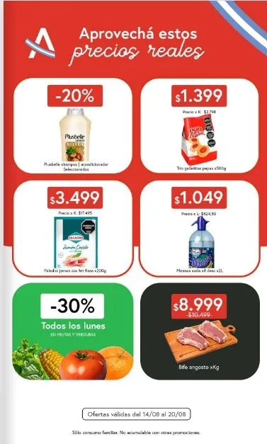 Ofertas de  Ofertas El Abastecedor  14 de agosto al 20 de agosto 2025 - Página  del catálogo