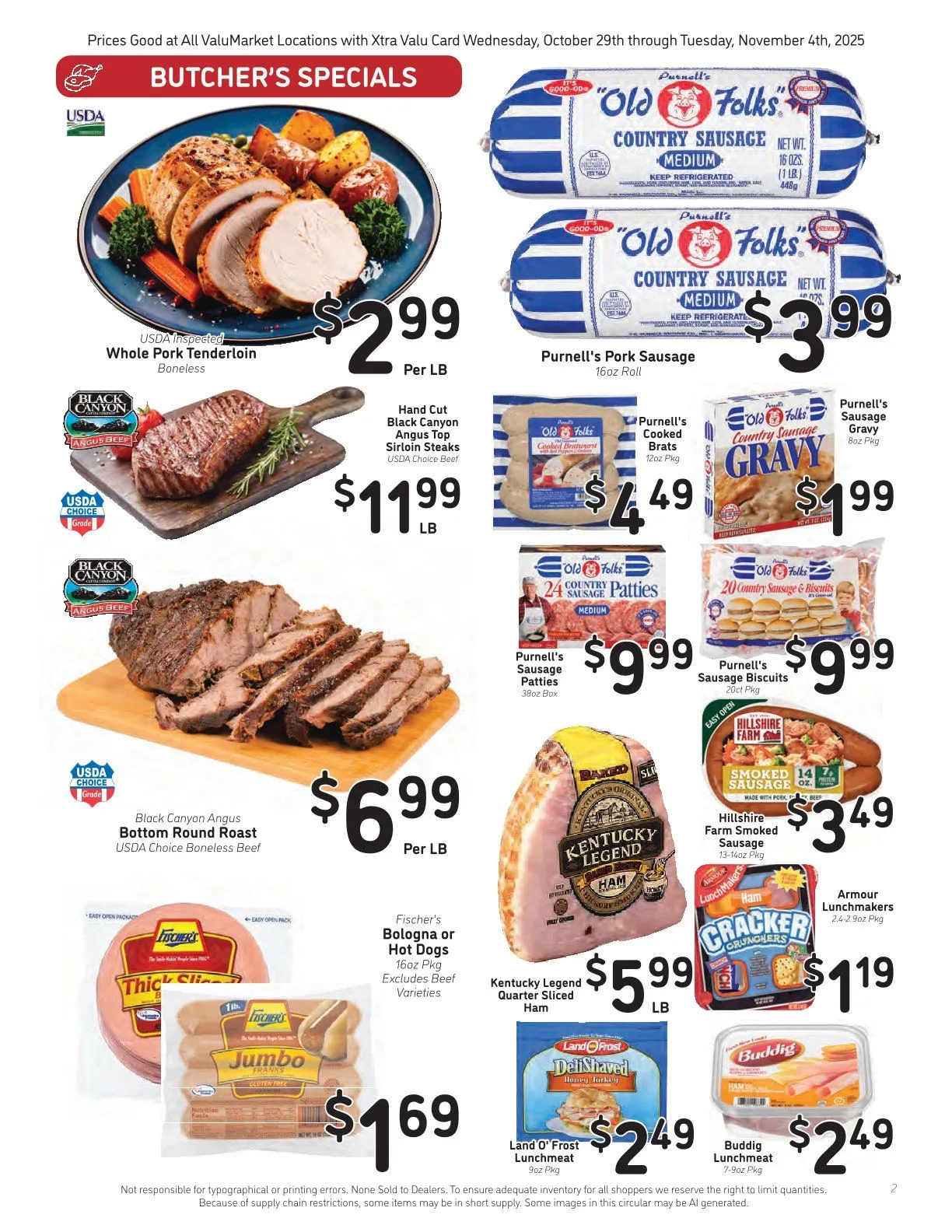 Weekly ad ValuMarket weekly ads from October 29 to November 4 2025 - Page 2
