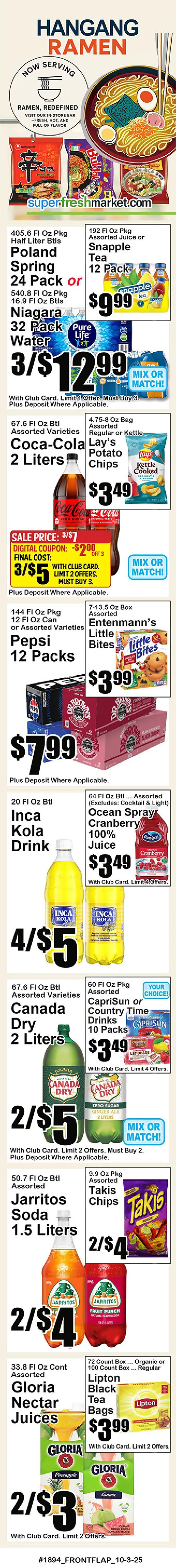Weekly ad SuperFresh Sales from October 3 to October 9 2025 - Page 2