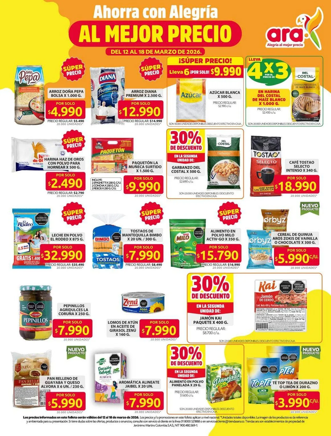 Catalogo de Ofertas de Ara 12 de marzo al 18 de marzo 2026 - Pag 2