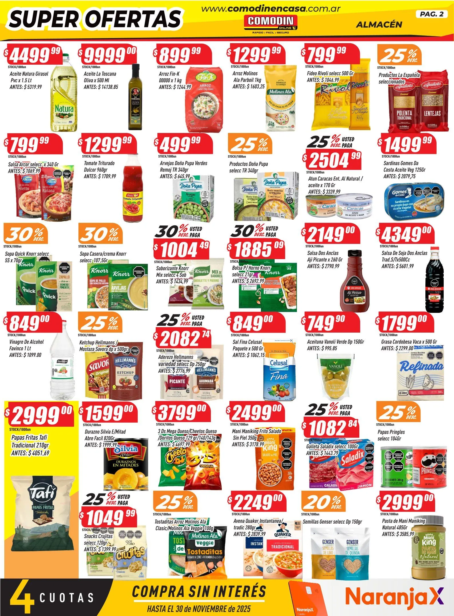 Ofertas de Supermercados Comodín Ofertas 10 de noviembre al 16 de noviembre 2025 - Página 4 del catálogo