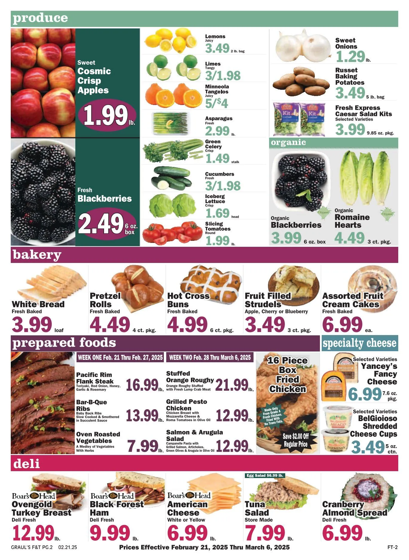 Weekly ad Graul's Market Sales from February 21 to March 6 2025 - Page 2