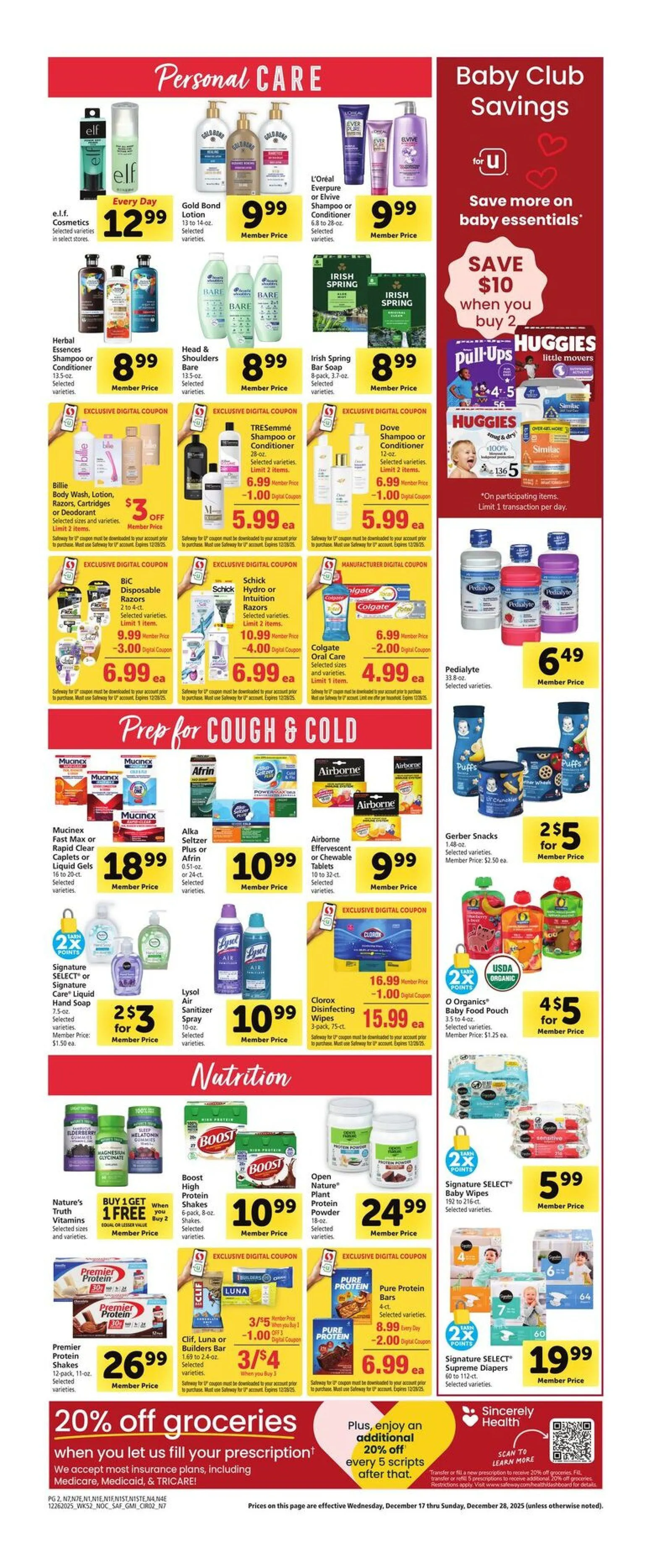 Weekly ad Safeway  Sales from December 17 to December 28 2025 - Page 2