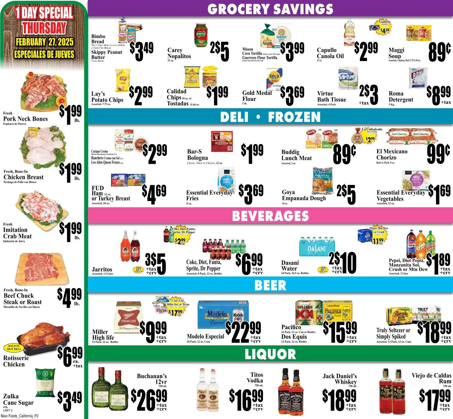 Weekly ad Maxi Foods Sales from February 4 to March 4 2025 - Page 2