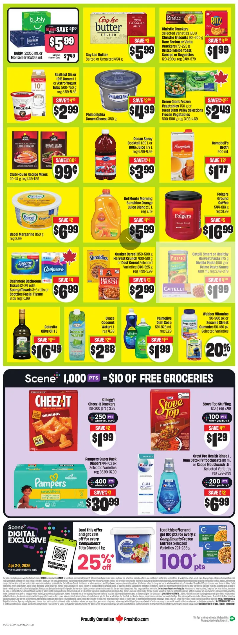 FreshCo. Sales from April 2 to April 8 2026 - flyer page 2