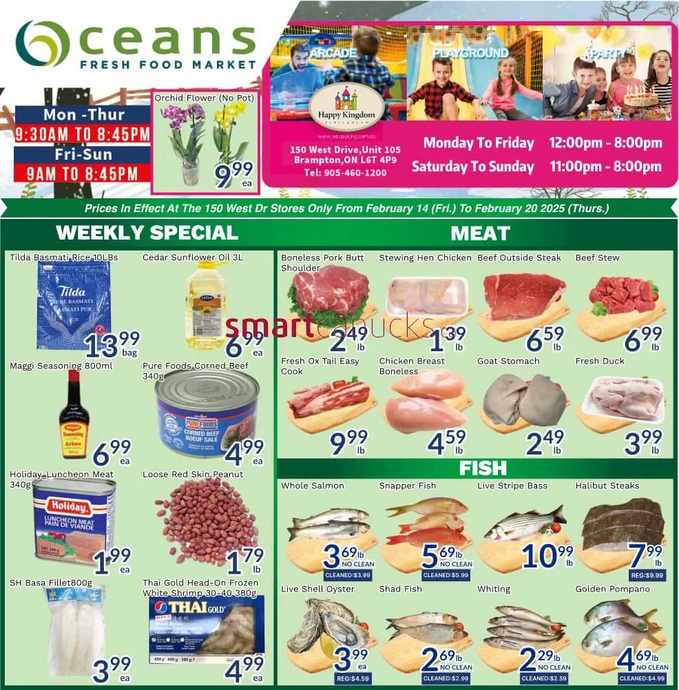 Oceans Sales from February 14 to February 20 2025 - flyer page