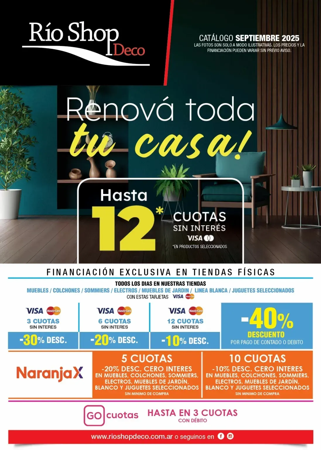 Ofertas de Rio Shop Deco Ofetas del mes 9 de septiembre al 4 de octubre 2025 - Página 1 del catálogo