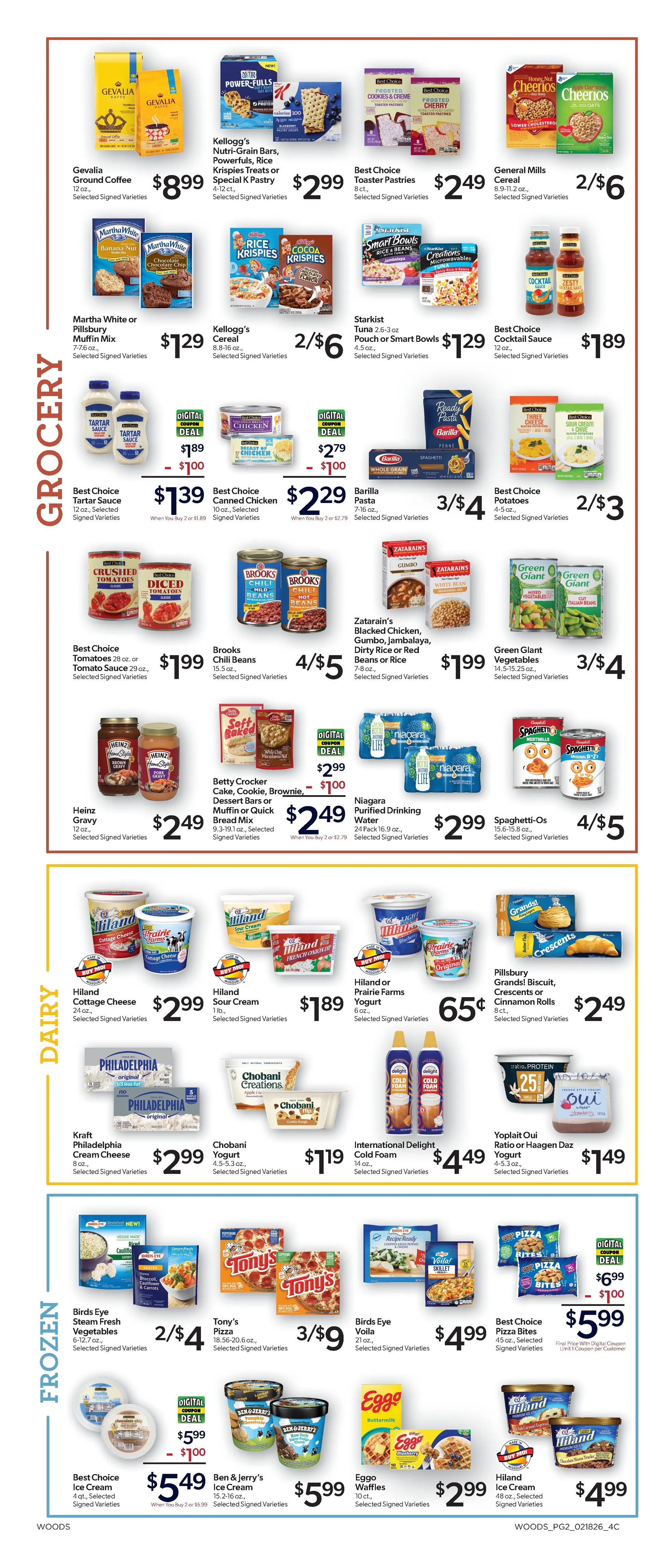 Weekly ad Woods Supermarket Sales from February 18 to February 24 2026 - Page 2
