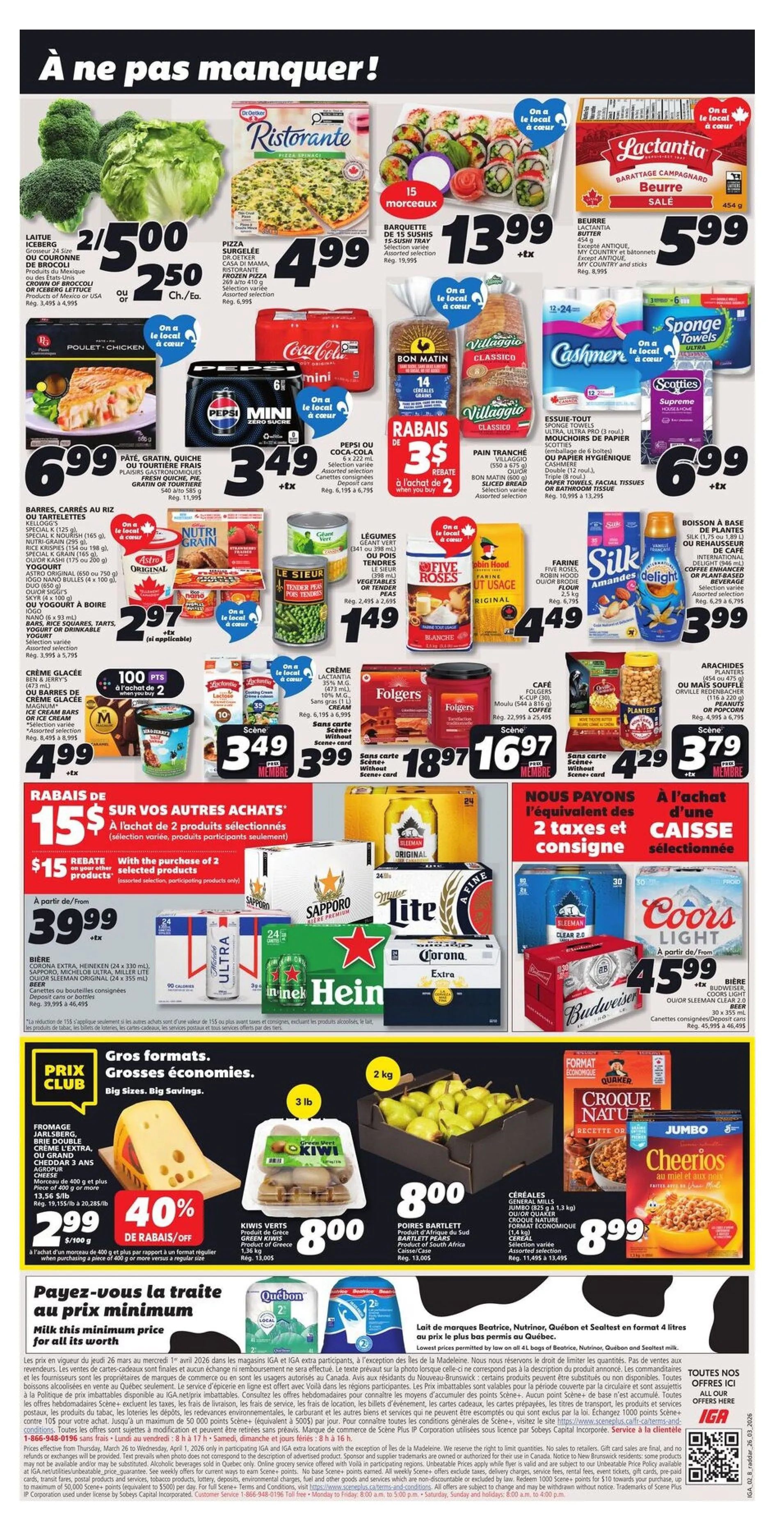 IGA Sales from March 26 to April 5 2026 - flyer page 2