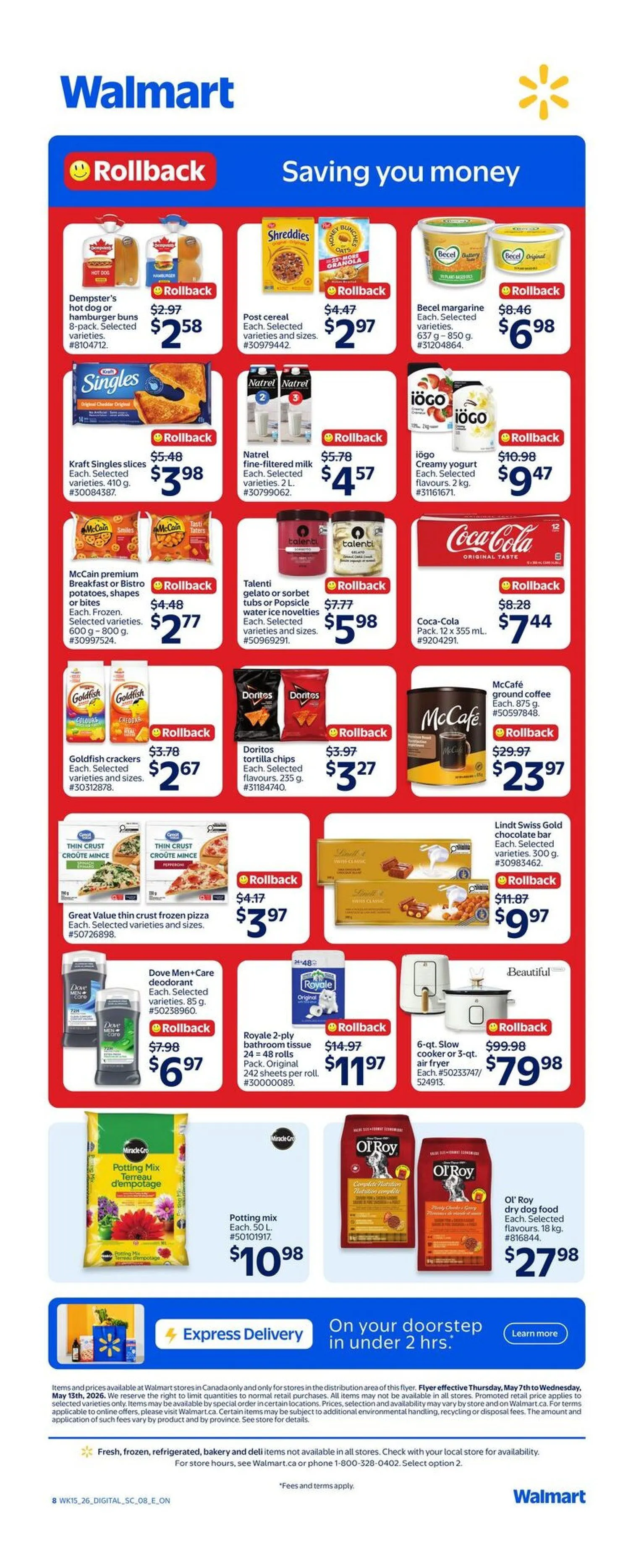 Walmart Sales from May 7 to May 13 2026 - flyer page 2