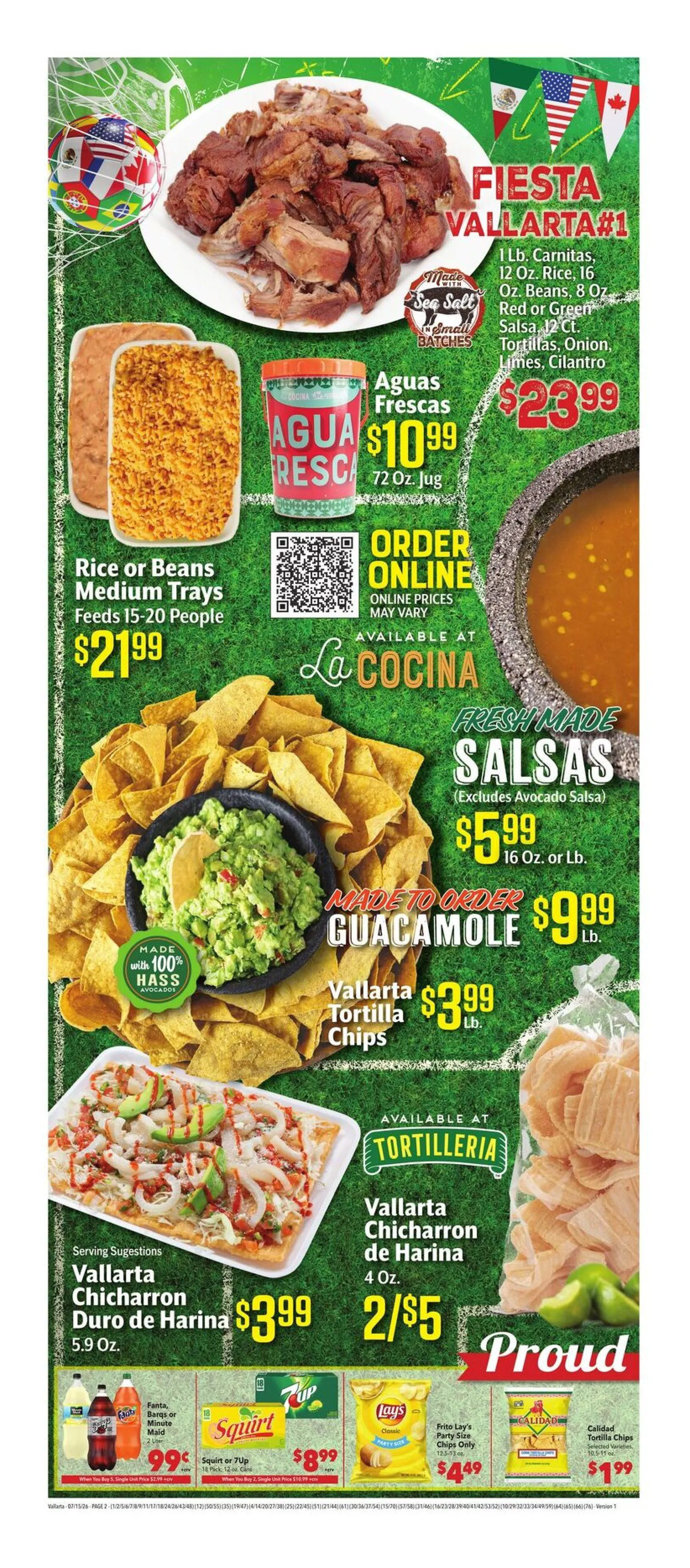 Weekly promotion Vallarta Sales spanning from July 15 to July 21 2026 - Page 2 for Catalogue 365