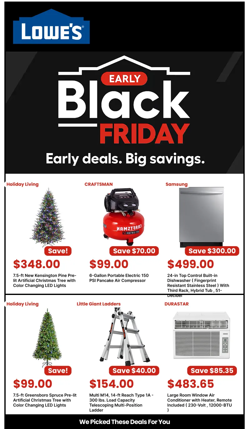 Weekly ad Early Black Friday from October 30 to November 17 2025 - Page 1