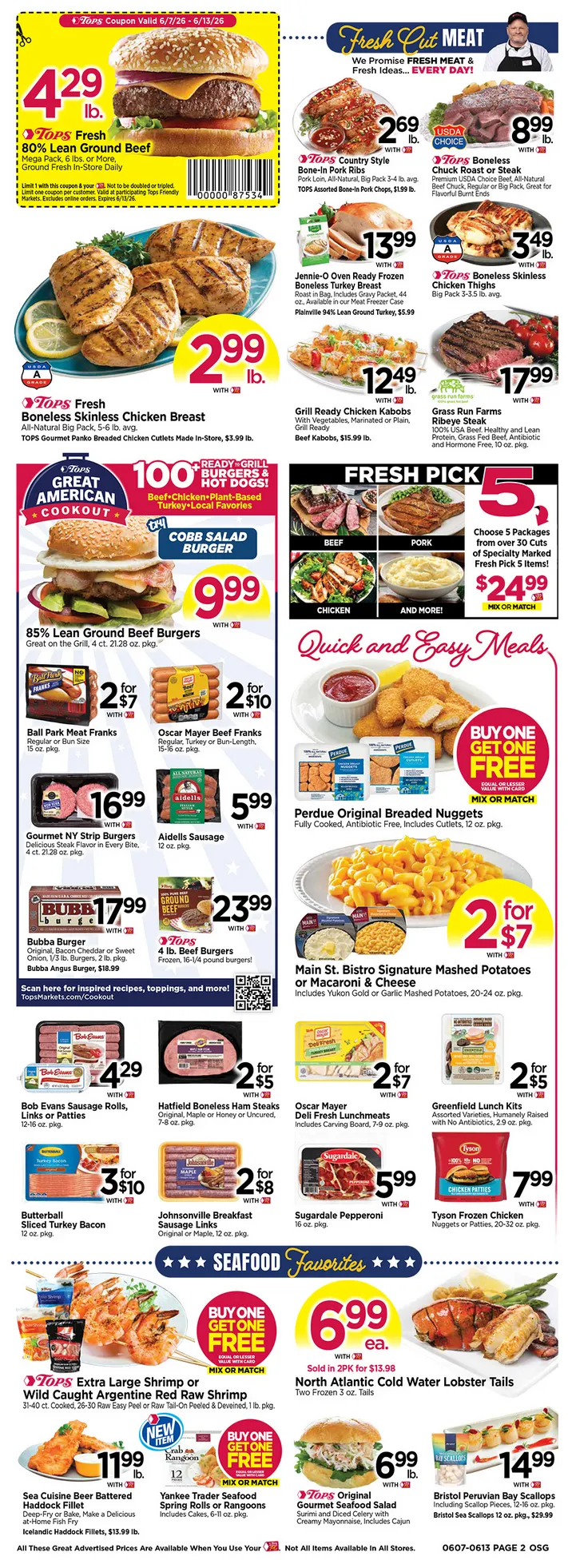 Weekly ad Tops Friendly Markets Sales from June 8 to June 13 2026 - Page 2