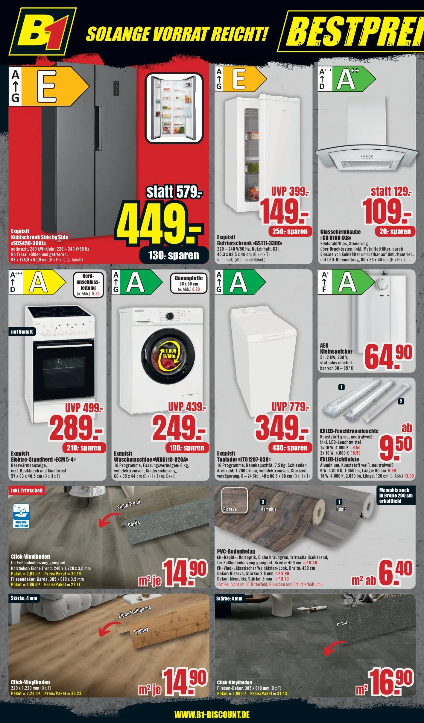  Prospekt B1 Discount Baumarkt  von 27. September bis 2. Oktober 2025 - Prospekt seite 2