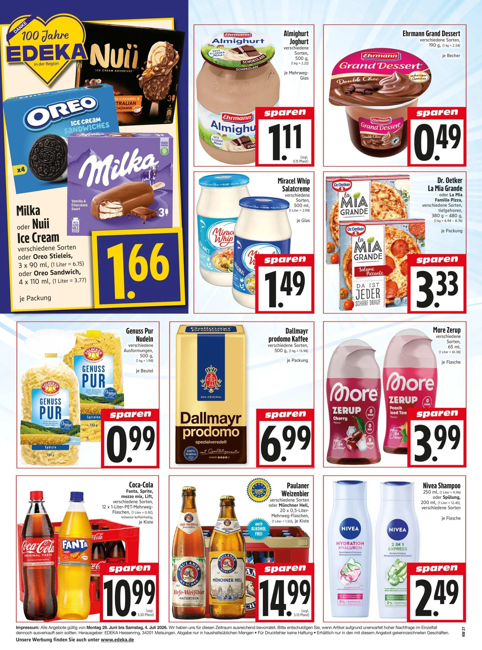 Edeka Prospekte  von 29. Juni bis 4. Juli 2026 - Prospekt seite 2