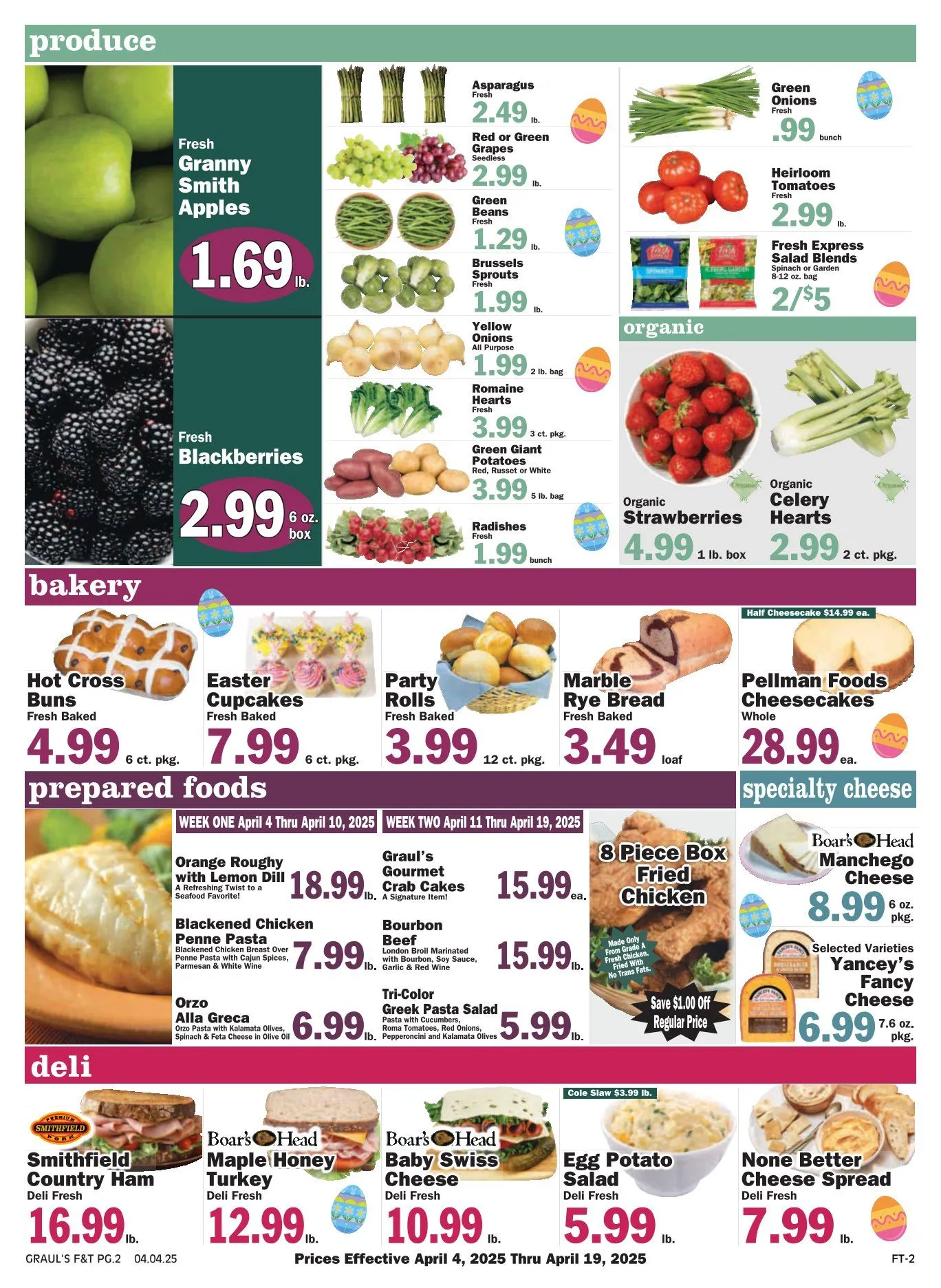 Weekly ad Graul's Market Sales from April 4 to April 19 2025 - Page 2