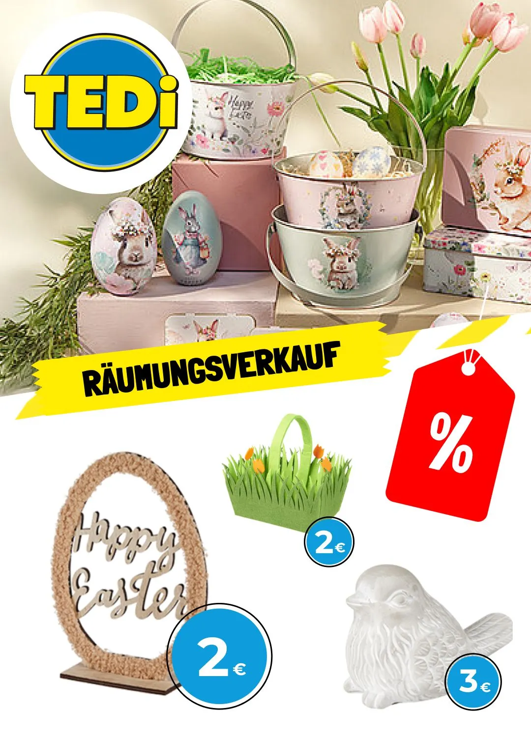 TEDI Große Angebote von 14. März bis 28. März 2025 - Prospekt seite 1