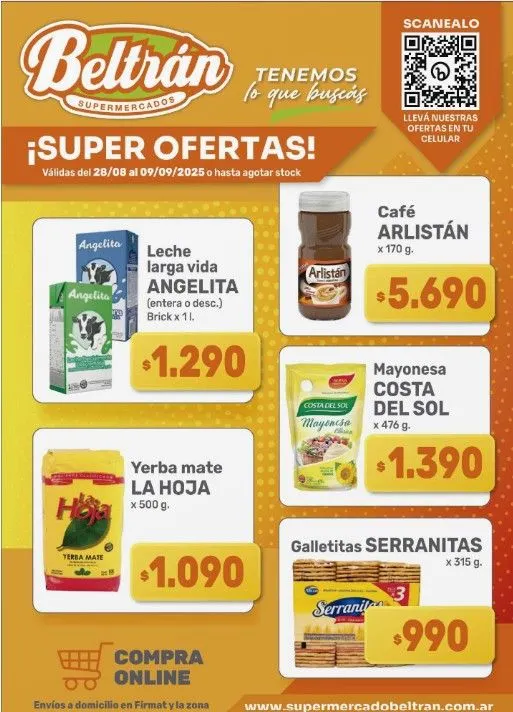 Ofertas de Ofertas Beltrán Supermercados  28 de agosto al 12 de septiembre 2025 - Página  del catálogo