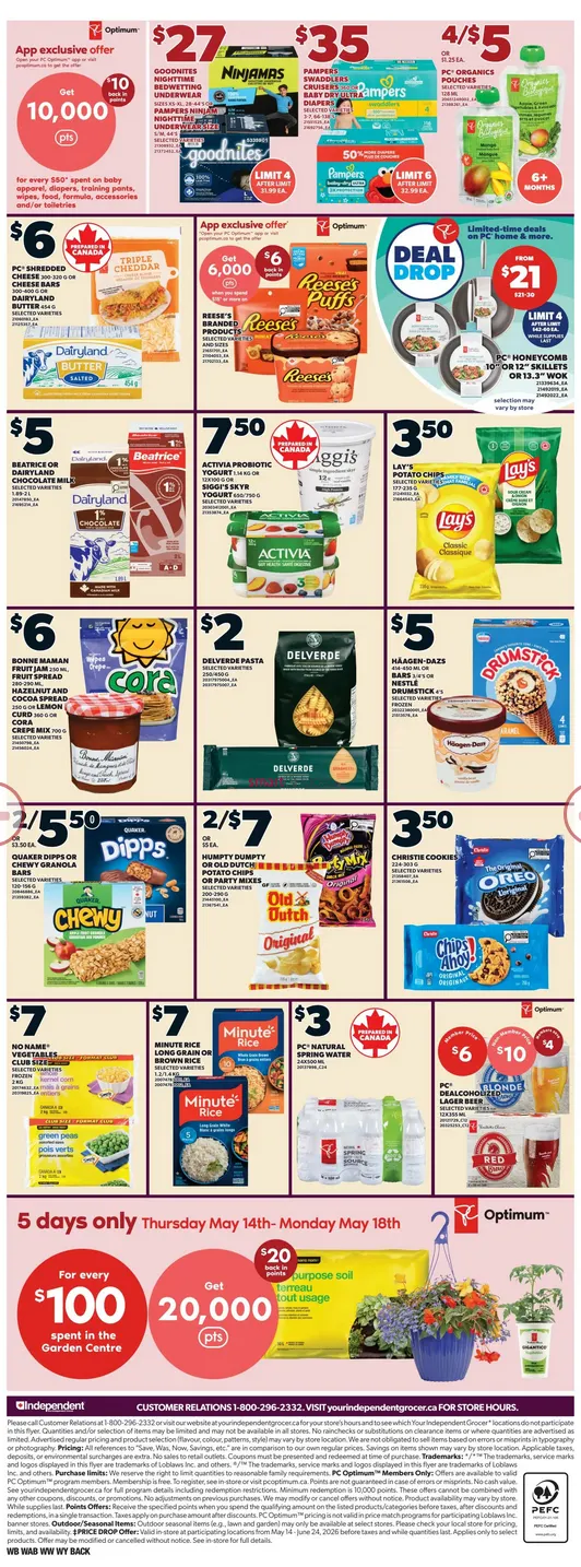 Independent Sales from May 14 to May 20 2026 - flyer page 2