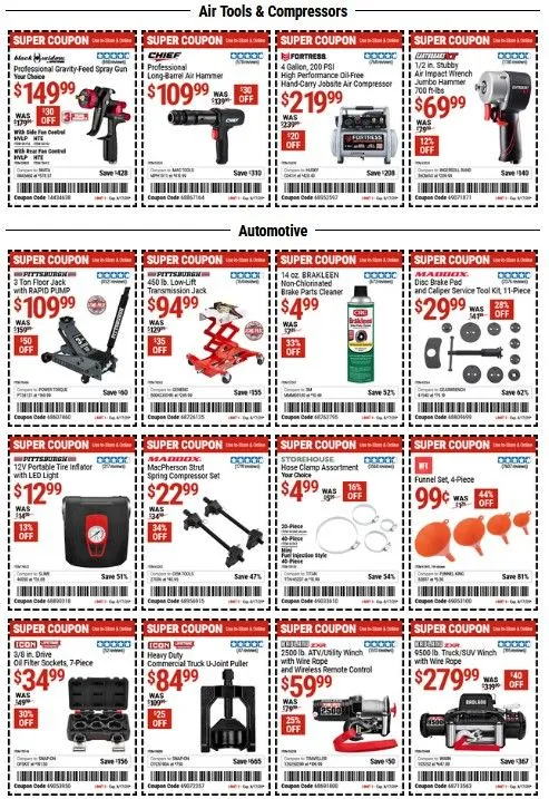 Weekly promotion Harbor Freigh Sales spanning from July 28 to August 17 2025 - Page  for Catalogue 365