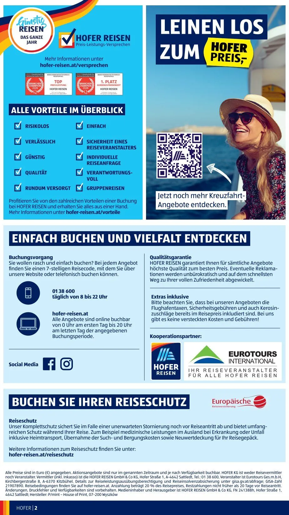  Hofer Prospekte von 29. April bis 26. Mai 2026 - Flugblätt seite  2