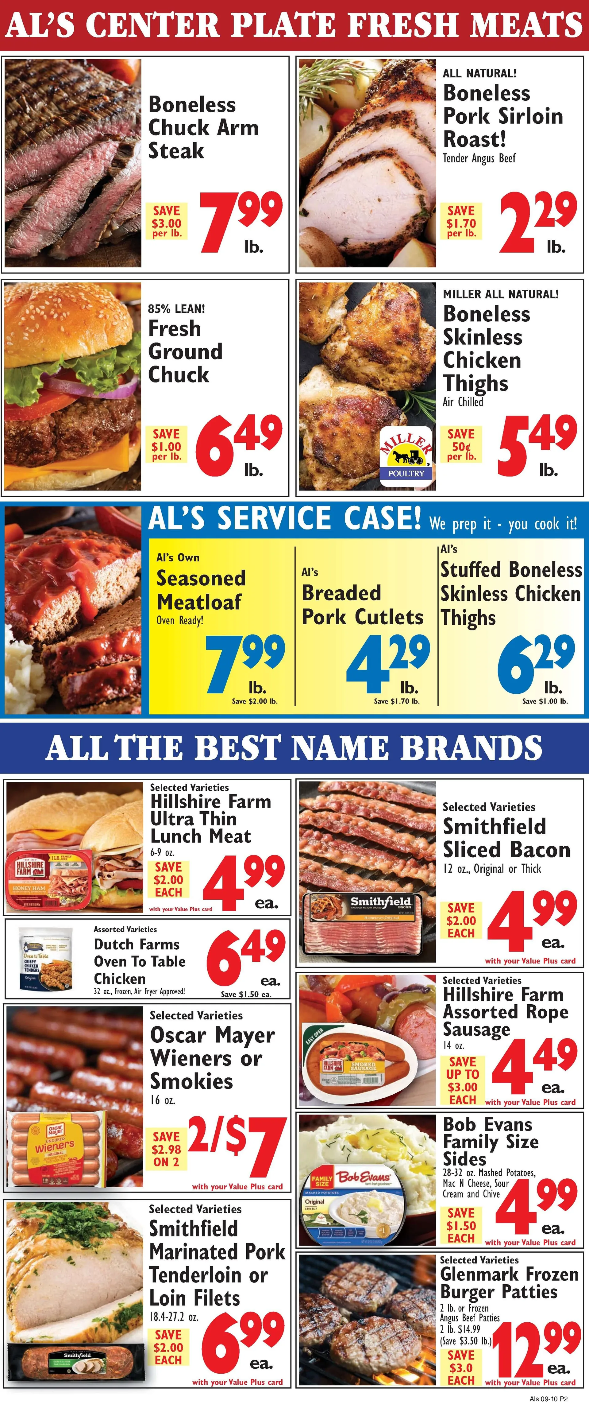 Weekly promotion Al's Supermarket Sales spanning from September 10 to September 16 2025 - Page 2 for Catalogue 365