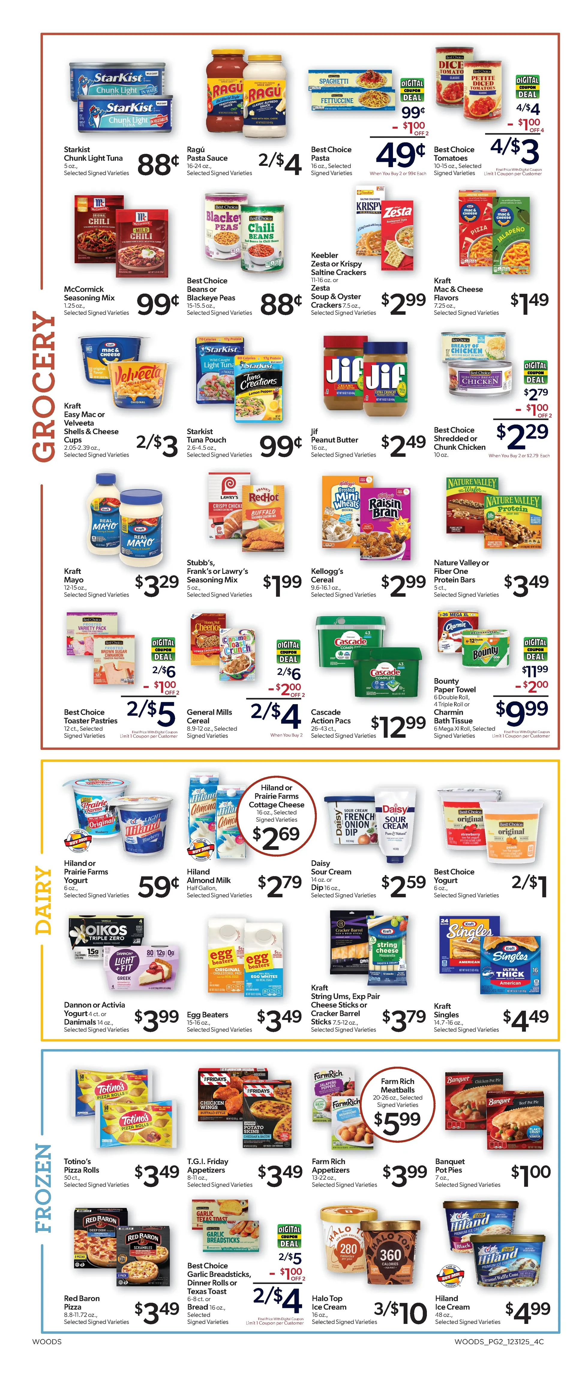 Weekly ad Woods Supermarket Sales from January 1 to January 6 2026 - Page 2