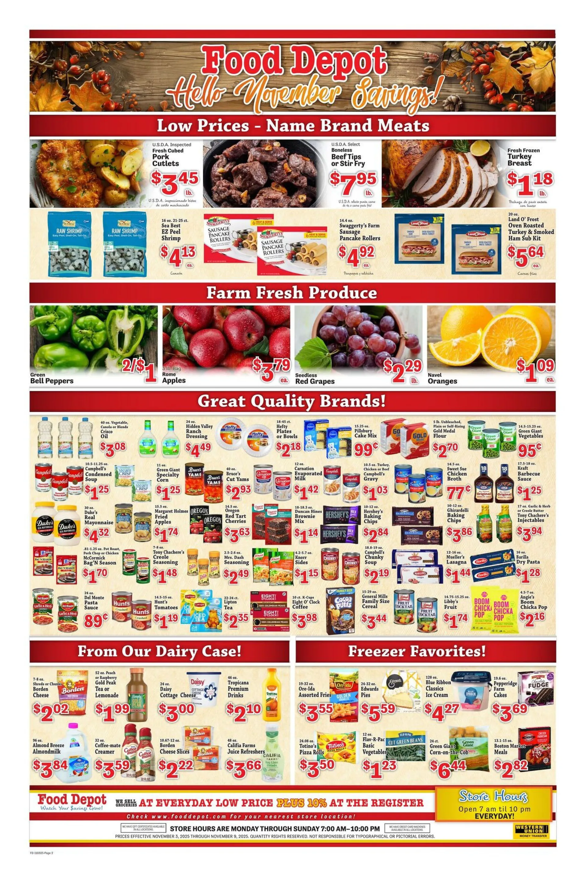 Weekly ad Food Depot Sales from November 3 to November 9 2025 - Page 2