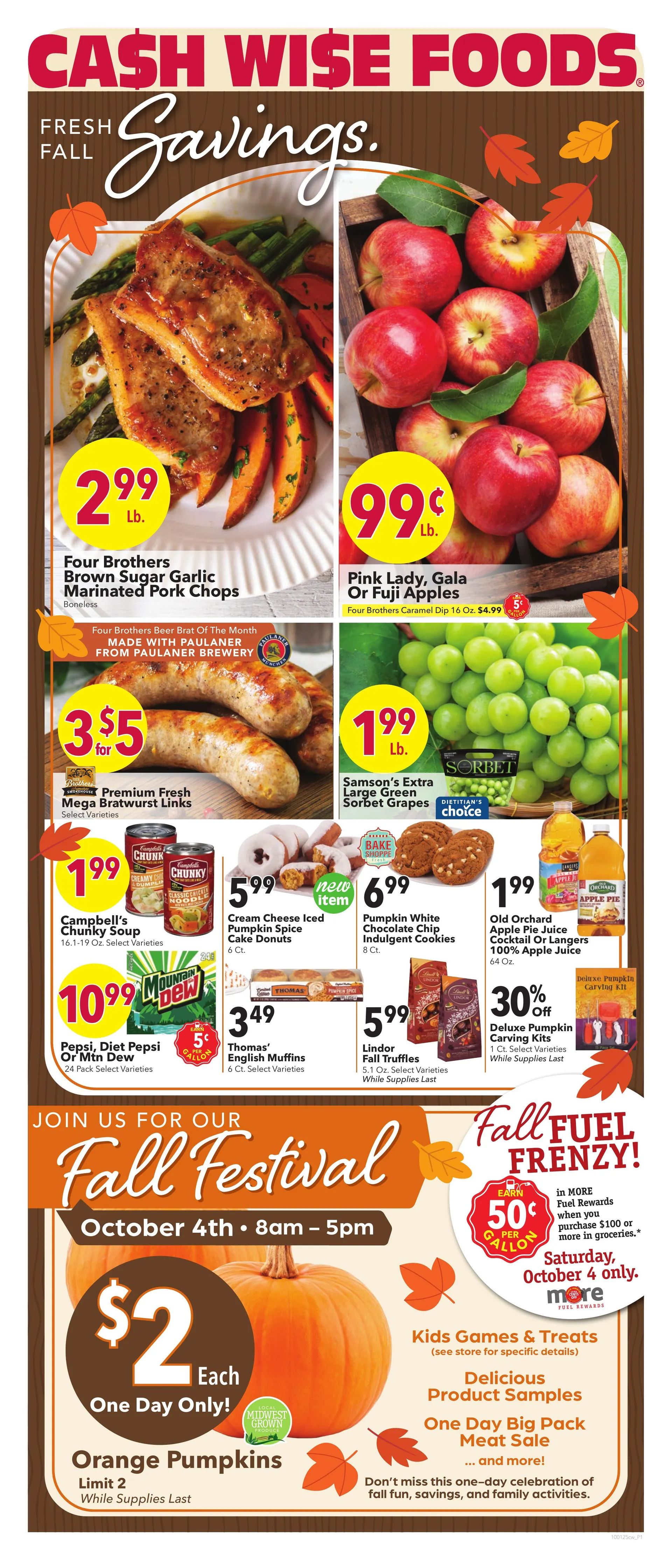 Weekly ad Cash Wise Sales from October 1 to October 7 2025 - Page 1