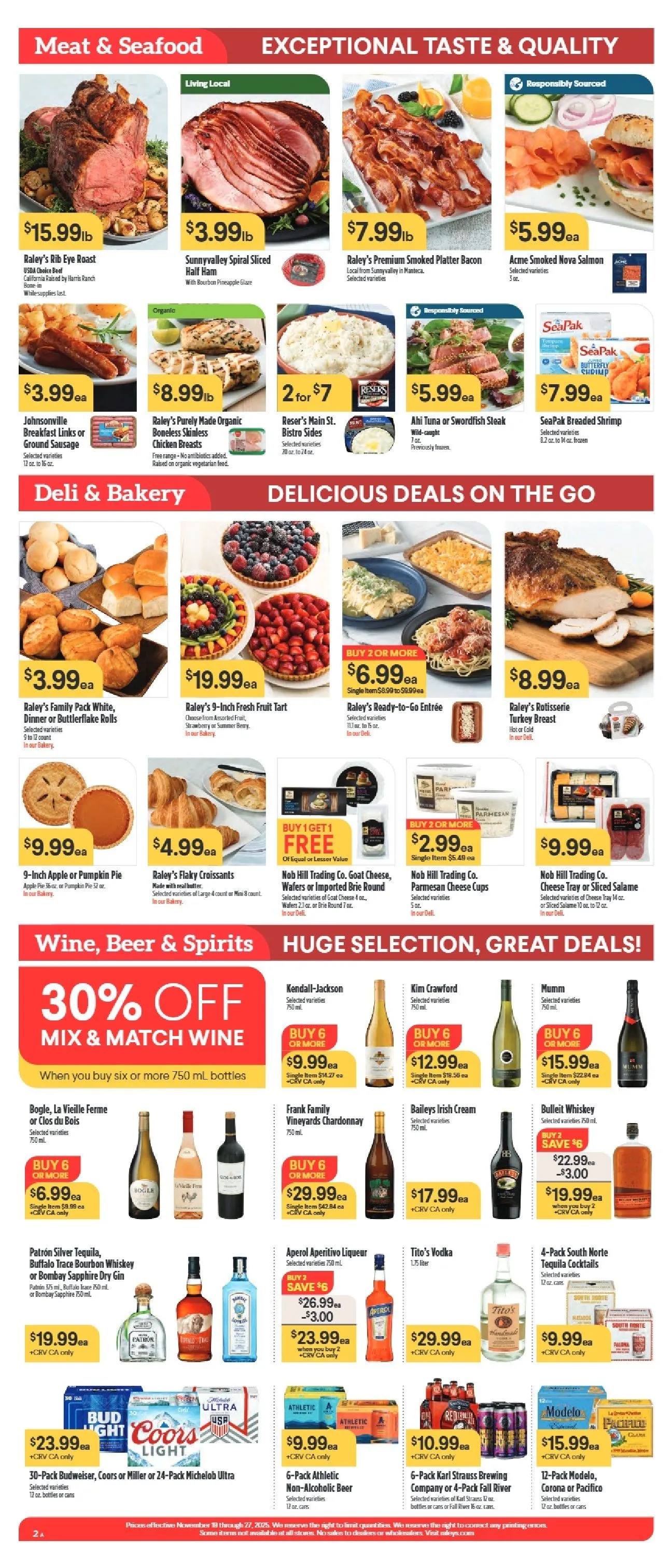 Weekly ad Raley's Sales from November 19 to November 28 2025 - Page 2