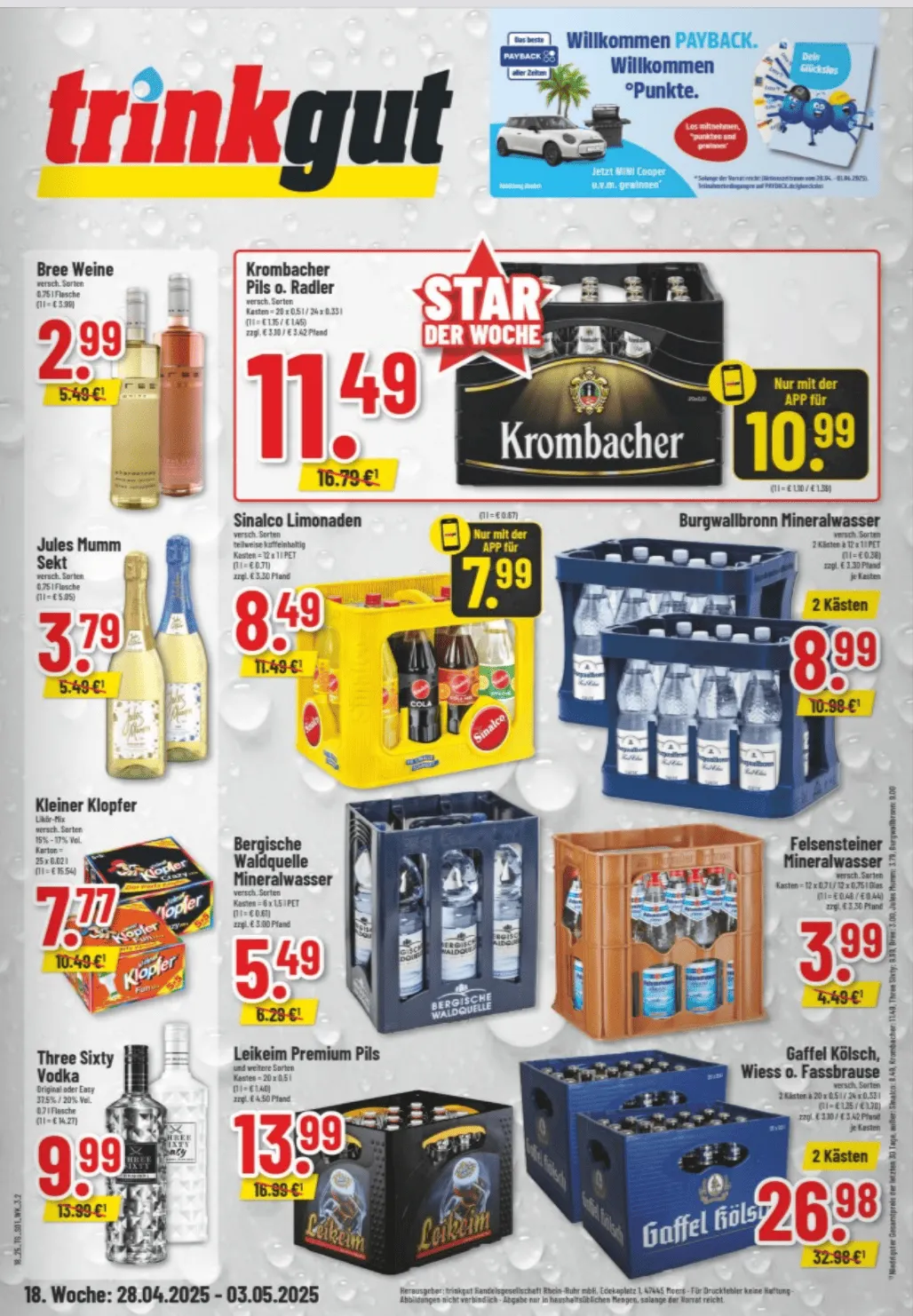 Trinkgut Angebote von 28. April bis 3. Mai 2025 - Prospekt seite