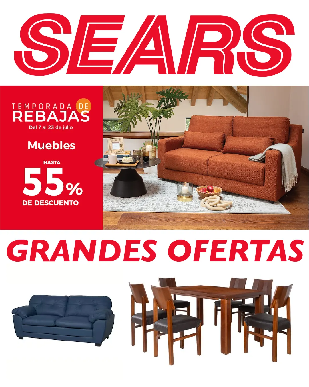 Catálogo de Sears Sales 15 de julio al 29 de julio 2026 - Pagina 1