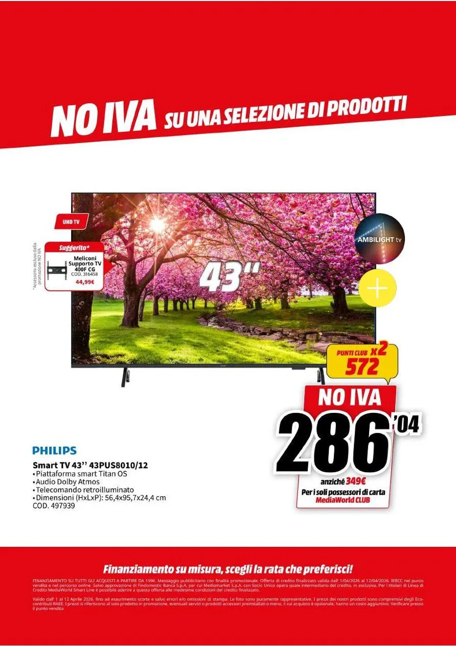 Volantini MEDIAWORLD da 1 aprile a 12 aprile di 2026 - Pagina del volantino 2